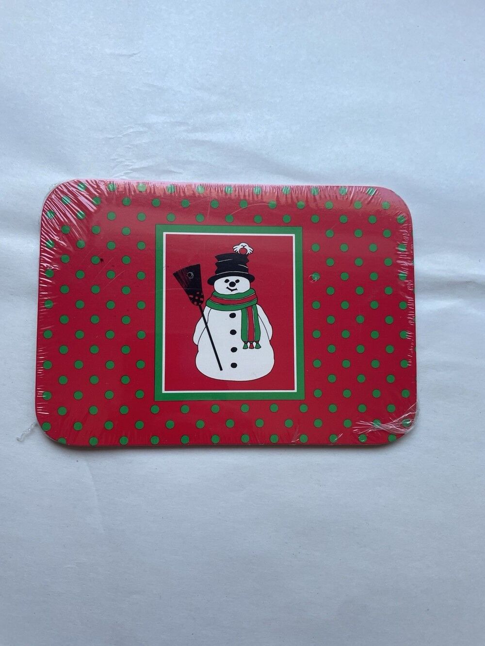 SEALED PACKAGE Vintage SANGAMON 12 SNOWMAN HOLIDAY POST CARDS Christmas Letters